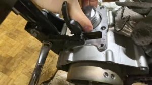 Установка кит набора на 150см на #yamaha #ybr125, поршень не пр?