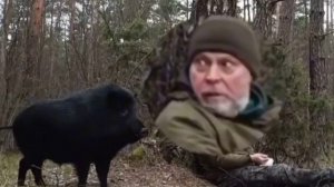 Мужик встречает Кабана Прикол