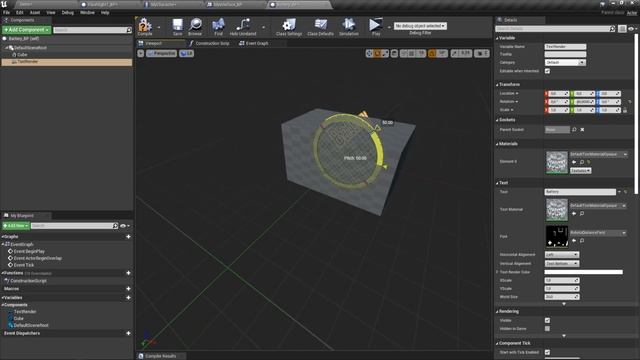 2 - Батарейки для фонарика в UE4 смотреть онлайн