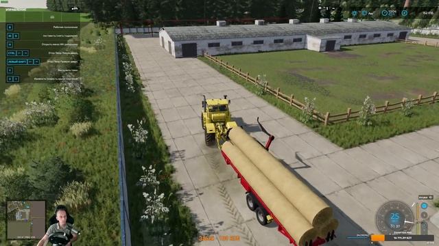 Карта «Лиcки» Farming Simulator 22 КООПЕРАТИВ № 2 ( Работа полны? смотреть онлайн