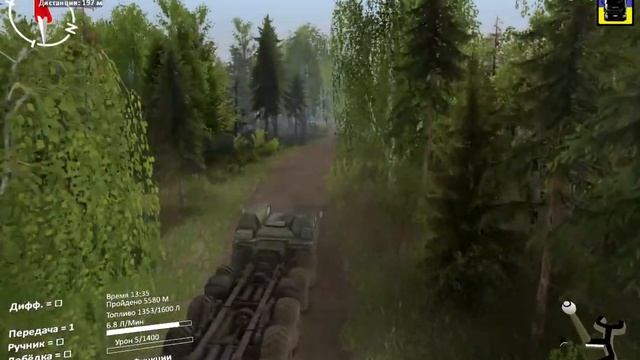 Spintires® Карта «Калым 10». Автор Николай NWolf Артамонов. Ра? смотреть онлайн