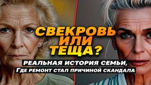 Истории из жизни. СВЕКРОВЬ или ТЁЩА! КТО ПРАВ? Реальная история, где ремонт стал причиной скандала