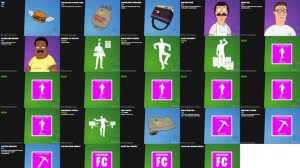 Обзор на косметические предметы из коллаборации FOX X FORTNITE