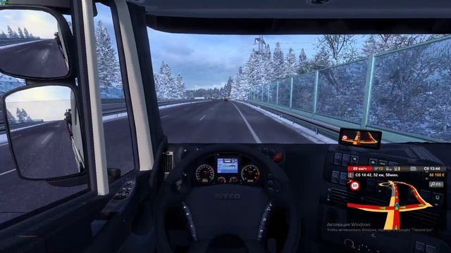 Euro Truck Simulator 2 1.45 Эрфурт в Кассель Case 856C смотреть онлайн