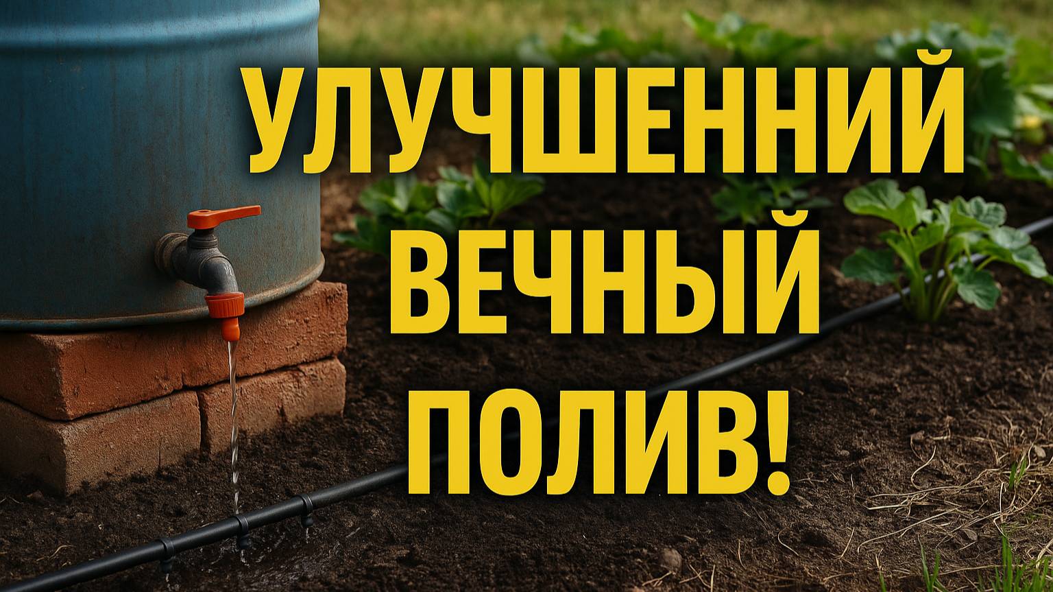 Вечный автоматический капельный полив — улучшенная версия! Сделал и забыл!
