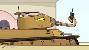 HomeAnimations – Мультики про танки  Армия мертвых танков ： Сожрать живых и раненных - Мультики про
