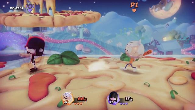 Nickelodeon All-Star Brawl 1 серия. Olbina, Garfield,Lincoln loud. смотреть онлайн