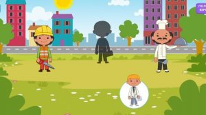 Синий трактор угадай профессии #синийтрактор