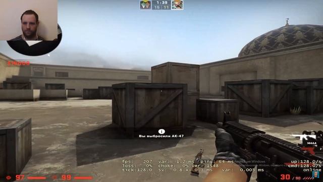 Потные 40+ раундов 1х1 против 10 лвл фейсит 2914 эло | CS:GO смотреть онлайн