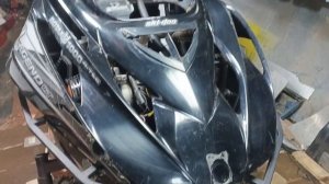 Из мотобуксировщика снегоход.