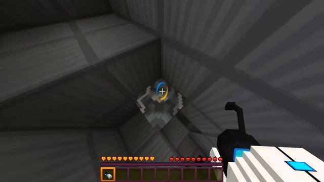 Прохождение карты в майнкрафт "Портал 2".[Часть 2] смотреть онлайн