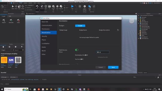 как сделать платную игру в роблокс студио/Roblox Studio смотреть онлайн