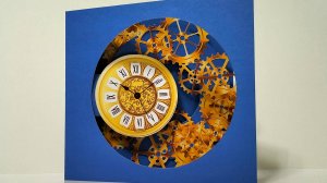 Открытка ЧАСЫ