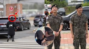 Эмоциональный момент, когда Чонгук обнял Ви и RM после окончания армии! АРМИ в шоке...