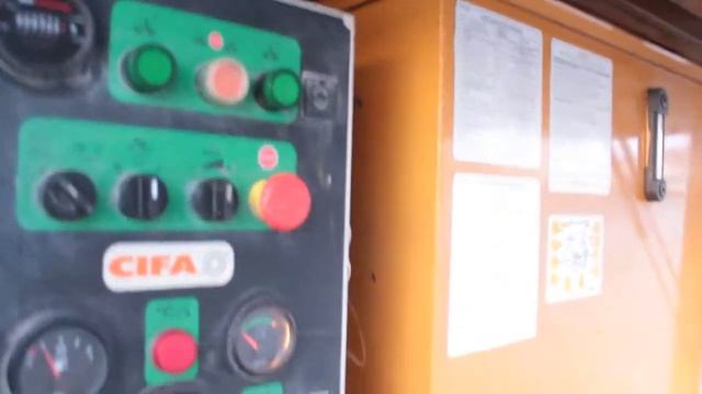 Бетононасос, запуск двигателя