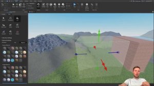Работа с Terrain Editor в Roblox Studio