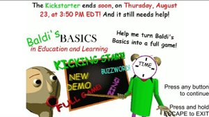 БАЛДИ ОТПРАВИЛСЯ В ЛЕС! ► Baldi's Basics Field Trip