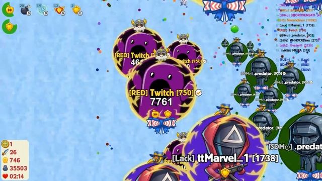 Agar.io - Голодные Игры | SPEED BATTLE - Съел всех на карте... смотреть онлайн