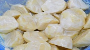 Картофель в горчичном соусе с укропом