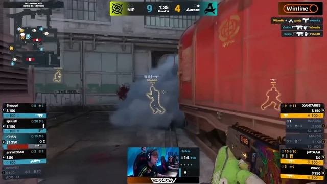 NiP vs Aurora - ЛУЧШИЕ МОМЕНТЫ - PGL Astana 2025 | КС2 смотреть онлайн