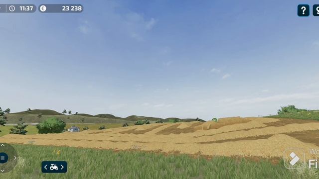 Farming Simulator 23 android. #4 Жнива, пора косить ячмінь. Вкосив 35 т смотреть онлайн