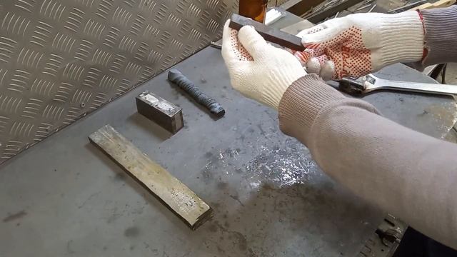 17 Попытка выковать нож перо