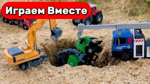 Машинки мультики ! Играем в машинки вместе ! Игрушки мультики детям! Грузовики и спец техника !