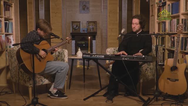 Лаврские встречи. Автор-исполнитель, уличный музыкант Андрей Приветов. Часть 2