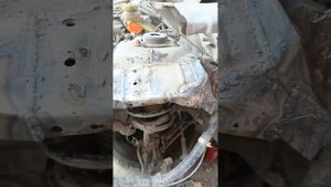 ремонт переднего левого стакана Nissa X-trail