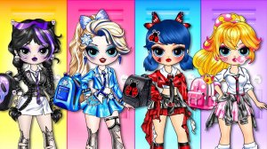 Объедините DISNEY PRINCESS и Incredibox SPRUNKI, что получится из модной бумажной истории своими рук