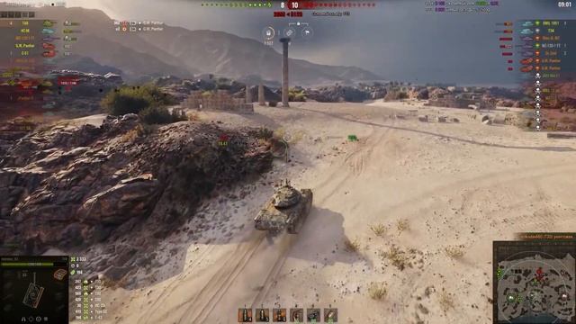 T49, ИДЕАЛЬНЫЙ БОЙ, 11 ФРАГОВ на карте Аэродром ! смотреть онлайн