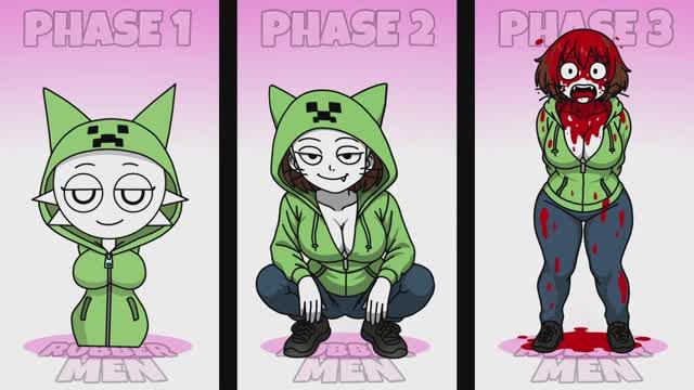 Спрунки Wenda Creeper но человек все фазы | сборка