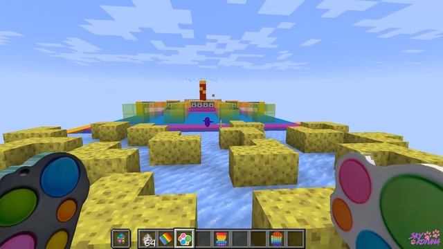 ПОП ИТ И СИМПЛ ДИМПЛ В MINECRAFT + КАРТА Fall Guys смотреть онлайн