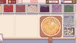 играю в "Хорошая пицца отличная пиццА" 33 день по 35