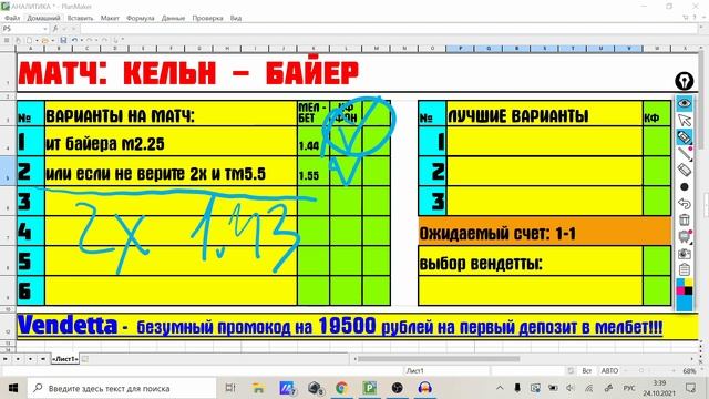 🔥ЖЕЛЕЗНЫЙ ПРОГНОЗ НА КЕЛЬН - БАЙЕР / ШТУТГАРТ - УНИОН /