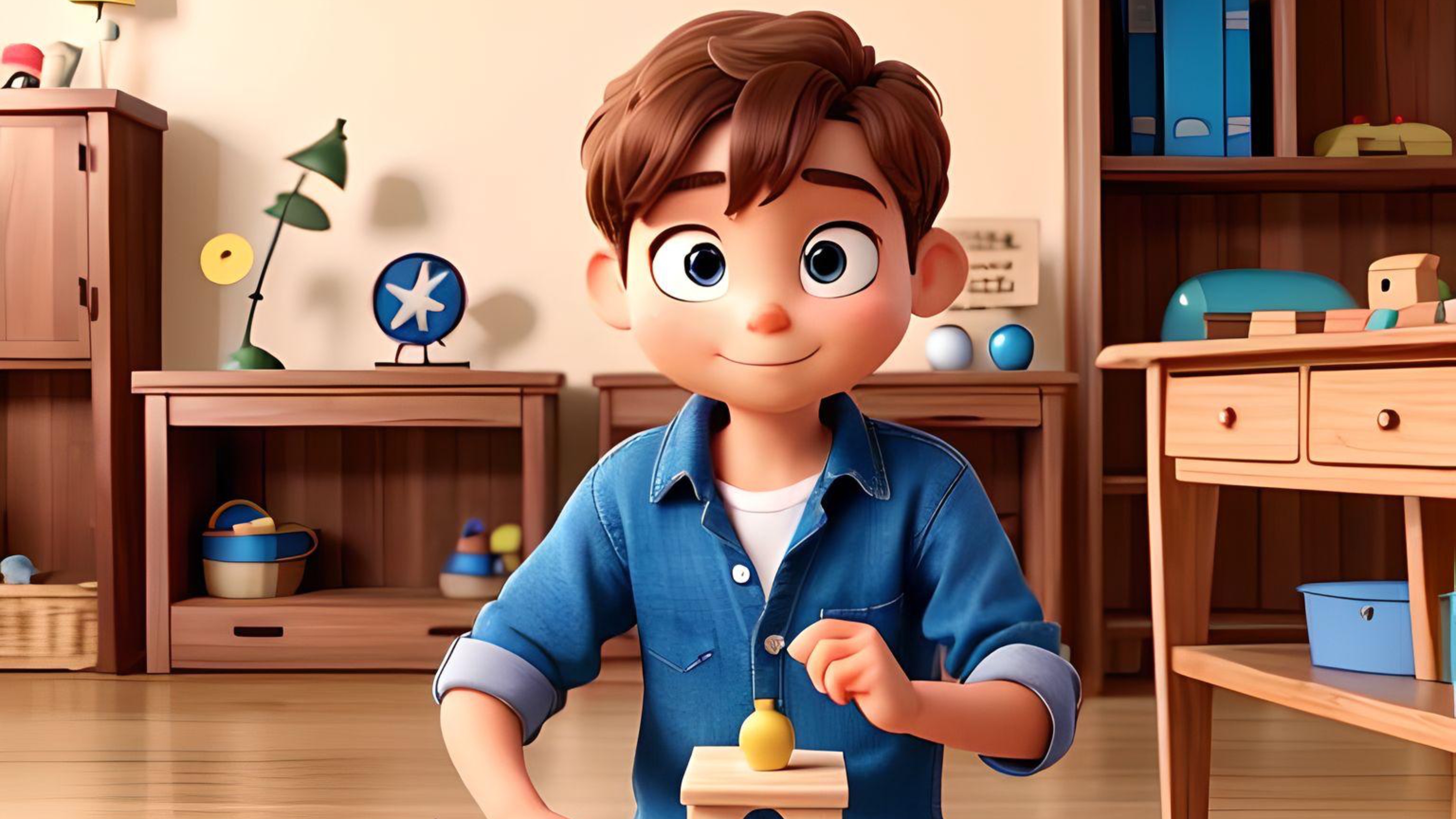 Мульту для детей. Игры. Мастер деревянных игрушек