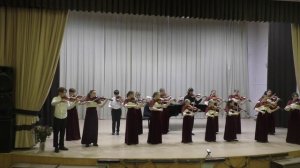 Ансамбль скрипачей, отчетный струнников, апрель-2025