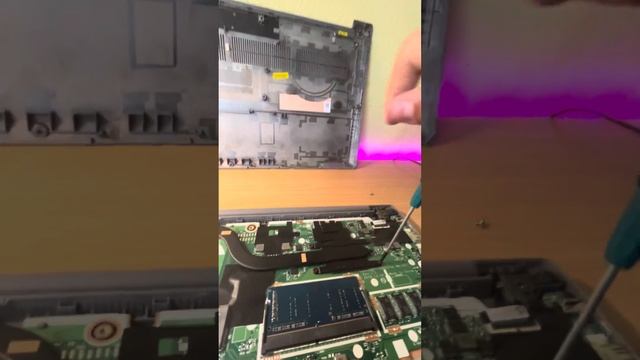 Замена термопасты Lenovo Ideapad 3 15ada05