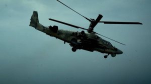 Ка-52М уничтожил пункт управления дронами ВСУ. Лучшее видео из зоны СВО
