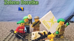 ЛЕГО КЛИП К ВОЕННОЙ БОСНИЙСКОЙ ПЕСНЕ «ZELENE BERETKE»