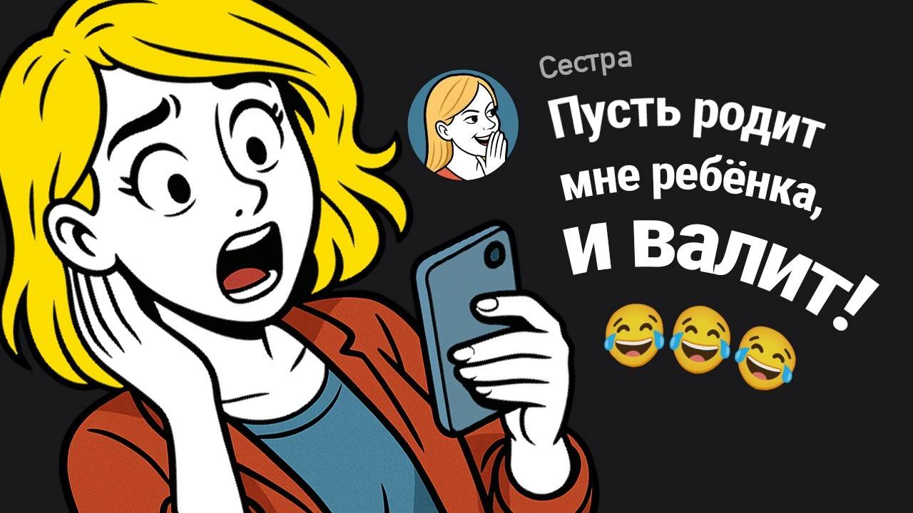Моя Сестра-Нарцисс Бесплодна и Хочет, Чтобы Я Родила Ей Ребёнка(Тучный жаб)