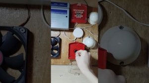 стенд пожарной сигнализации старого образца