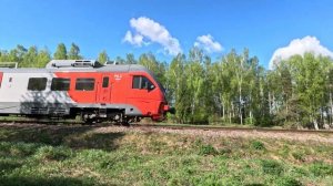 Рельсовый автобус РА3-033 сообщением Ковров - Муром (Сел?
