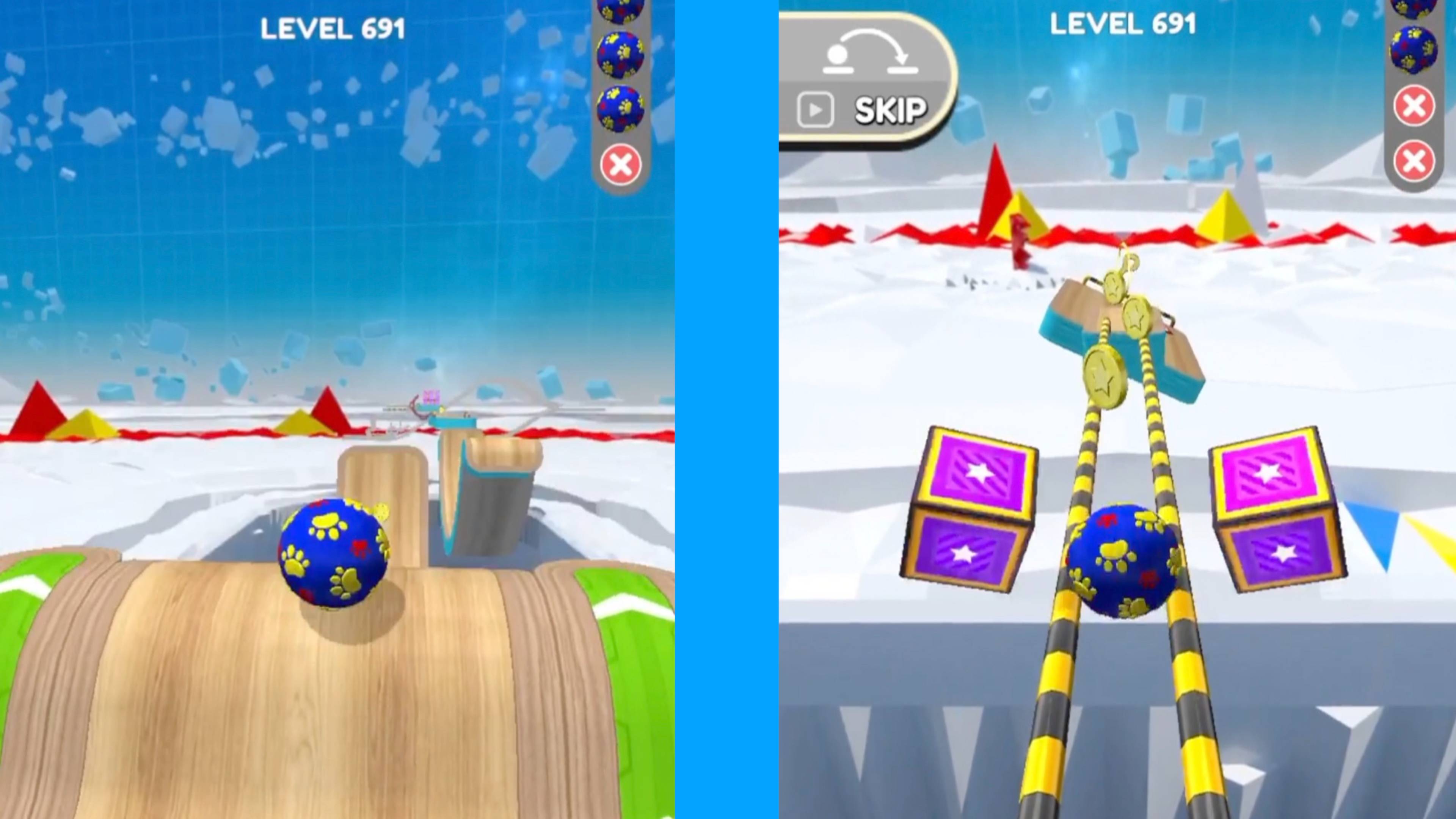 Going balls All Levels Gameplay IOS Android Going Balls Level 691