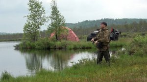 Рыбалка на лесном озере \ Крокодил взял на кружки