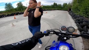 Сдаю на права категории А. 4 урок. Автошкола. Первое вож