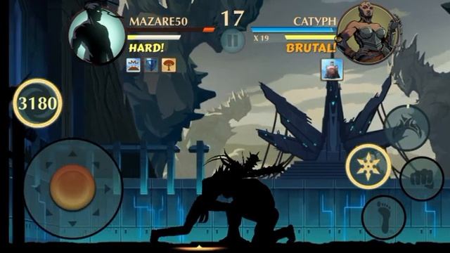Shadow Fight 2 Ловчий против Сатурна смотреть онлайн