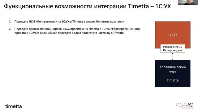 Кадровый и управленческий учёт на базе 1С и Timetta