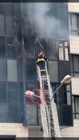 ПОЖАР В ЖК: пожар произошёл в одной из квартир в ЖК "Современник".