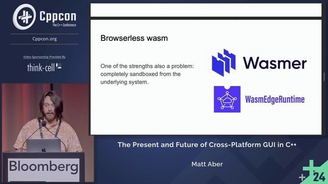 Lightning Talk: The Present and Future of Cross-Platform GUI in C++ - Matt Aber - CppCon 2024